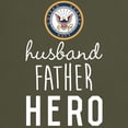 thumbnail image 3 of CafePress - Navy Husband Father Hero Dark T Shirt - Men's Classic Graphic Cotton T-Shirt, 3 of 4
