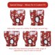thumbnail image 3 of Pañales para perros CuteBone Christmas, lavables y reutilizables, paquete de 3, 3 of 9