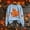 Light Blue, variant on ZGRBOU Fall Maple Leaf Print Sweatshirts for Women Long Sleeve Crew Neck Pullover Tops Halloween Fashion Festival Outfit