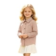 thumbnail image 7 of Girls Striped Long Sleeve Shirts Boys Button Down Formal Uniform Collared Shirt with Chest Pocket Spring Fall Clothing 12-13 Years, 7 of 7