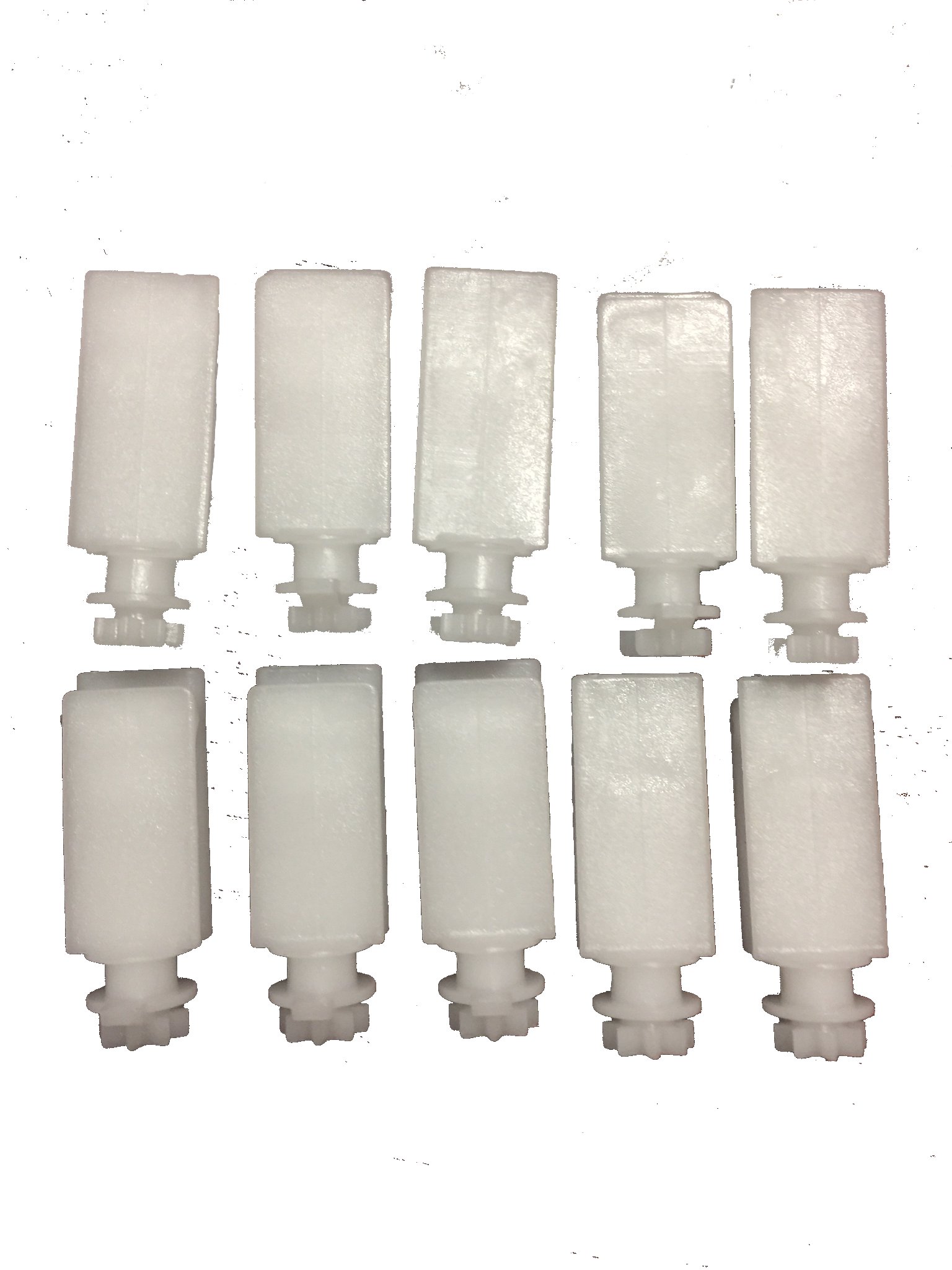 Package of 10 Stem For Vertical Window Blind White (Covering Treatment