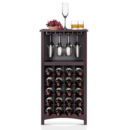 Ivinta Furniture Bar Cabinet for Liquor and Glasses Wine Rack Table Freestanding Floor Accent Sideboard for Home Ivinta Furniture Bar Cabinet for Liquor and Glasses Wine Rack Table Freestanding Floor Accent Sideboard for Home