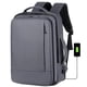 thumbnail image 1 of Mochila para computadora portátil universitaria para hombres y mujeres para computadora portátil de 15.6 "(gris claro) Mochila para computadora portátil de viaje de negocios, 1 of 4