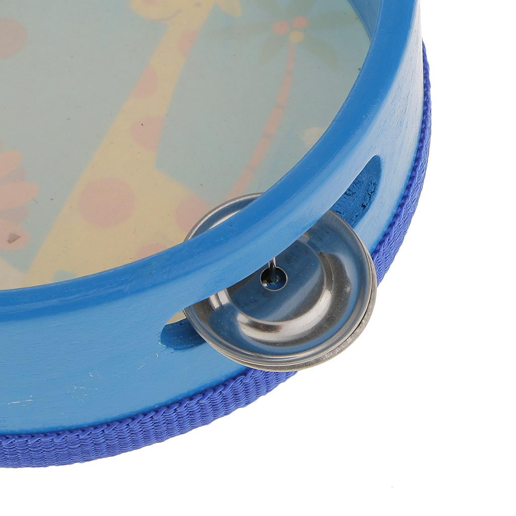 LeeQinersw 4 Pieces Tambourine toy children kids Musical Percussion Instrument