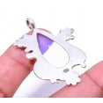 thumbnail image 2 of Milky Opal Oxidised Designer 925 Sterling Silver Pendant 1.76" P_9435_201_72, 2 of 2