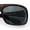 Matte Tortoise - Black, variant on Polarized Mens Rectangle Wrap Classic Biker Style Sport Plastic Sunglasses Matte Black - Black