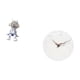thumbnail image 5 of Escultura de reloj de pared de , figura decorativa para estantería, entrada, sala de estar, hogar, cocina, oficina, sala de estudio, adorno, 5 of 8