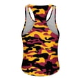 thumbnail image 5 of Taqqpue Men's Tank Tops Camouflage Print Sleeveless Round Neck Muscle T Shirts Workout Gym Bodybuilding Beach Tops, 5 of 5