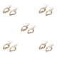 thumbnail image 1 of Qarigey 1 par de pendientes colgantes ahuecados para el diario, cadena larga, joyería femenina, suministro a juego, regalos para amigos, Type2 NO2, 1 of 6