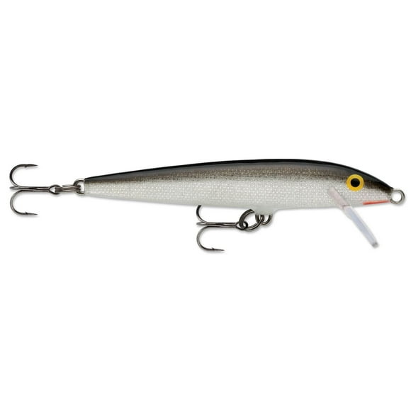Rapala Poisson Nageur Original Floating 3-1/2", Argent Profile vairon naturel
