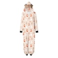 thumbnail image 2 of Odeerbi Matching Family Christmas Pajamas Sets Parent-Child Xmas Warm Hooded Jumpsuit Printed Home Wear Set Loungewear Sleepwear Jammies for Mom, 2 of 7