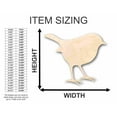 thumbnail image 2 of Unfinished Wood Robin Shape - Springtime - Animal - Bird - Wildlife - Craft - up to 46" DIY 24" / 1/4", 2 of 3
