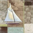 thumbnail image 3 of Brent, Paul 12x12 Black Modern Framed Museum Art Print Titled - Santa Rosa Boat II, 3 of 5