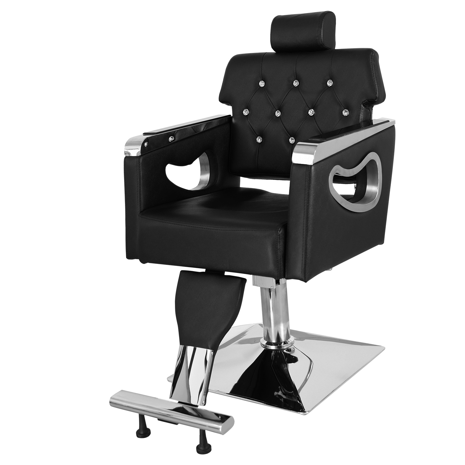 SalonMore Barber Chair, Hydraulic Reclining Barber Salon Chair Styling Chair Equipment