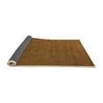 thumbnail image 2 of Ahgly Company Indoor Square Solid Orange Modern Area Rugs, 8' Square, 2 of 4