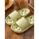 thumbnail image 3 of Women's/men's Summer Bathroom Slippers, Simple Casual Style, Couples' Home Slippers With Anti-slip Design And Draining Holes, Black Eva, 3 of 4