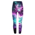 thumbnail image 6 of successthop Warm Leggings for Women Winter Star Space Comfortable Shapewear Soft Sleepwear Lightweight Pants Blue XL, 6 of 6