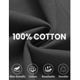 thumbnail image 3 of COOFANDY Mens Casual Blazer Cotton Sport Coat Regular Fit Suit Jacket Two Button Blazer Jacket, 3 of 5