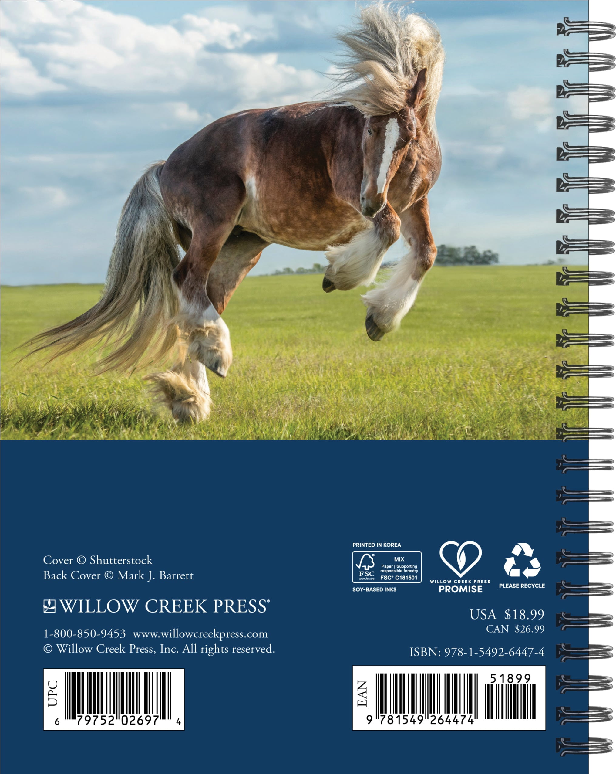 Willow Creek Press, What Horses Teach Us 2027 Engagement Calendar