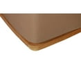 thumbnail image 4 of Pemberly Row Contemporary Outdoor Solid Teak Wood Ottoman in Light Brown, 4 of 5
