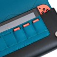 thumbnail image 3 of Slim Carrying Case for Nintendo Switch,Portable Leather Clutch With Game Card Cartridges for Pokemon Fans, 3 of 6
