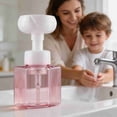thumbnail image 4 of Foam Pump Bottle 8.8 Oz Flower Foaming Soap Dispenser Shatterproof Pet Refillable for Bathroom Kitchen Kids Handwashing, 4 of 5