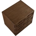 thumbnail image 5 of Meridian Furniture Weave Brown Oak Veneer Night Stand, 5 of 10