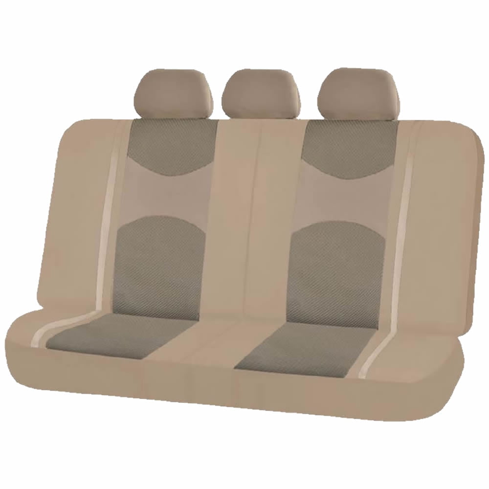 U.A.A. Inc. 5pc Mesh Honeycomb Split Back bench seat cover Universal
