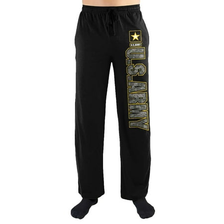 - Army Camo Logo Print Men's Loungewear Lounge Pants Medium