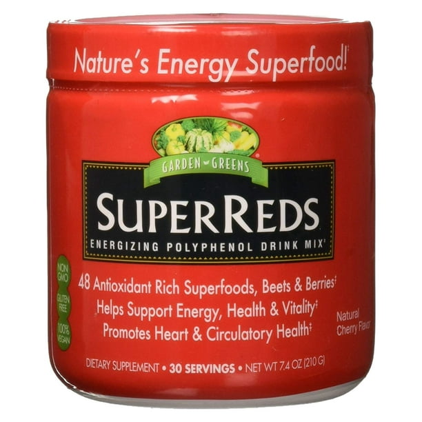 Garden Greens Super Reds Energizing Polyphenol Superfoods, Antioxidants