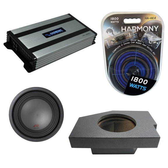 Fit 02-18 Dodge Ram Quad / Crew Alpine R-W10D4 Single 10 Rhino Sub Box HA-A800.1