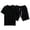 Black, variant on Mens Short Sets 2 Piece Sets Casual T Shirts & Shorts Mens Summer Clothes Beach Wear Clothing Mens Vacation Outfits