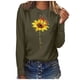 thumbnail image 1 of Blusa de manga larga con cuello redondo y estampado de talla grande para mujer Fridja hj922, 1 of 7