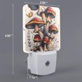 thumbnail image 2 of Fotbe Cute Forest Mushrooms Luz Nocturna LED, Luz de Noche con Sensor de Luz Natural de Anochecer a Amanecer, Se Enchufa a la Pared, Blanco Cálido 0.5W-EU, 2 of 7