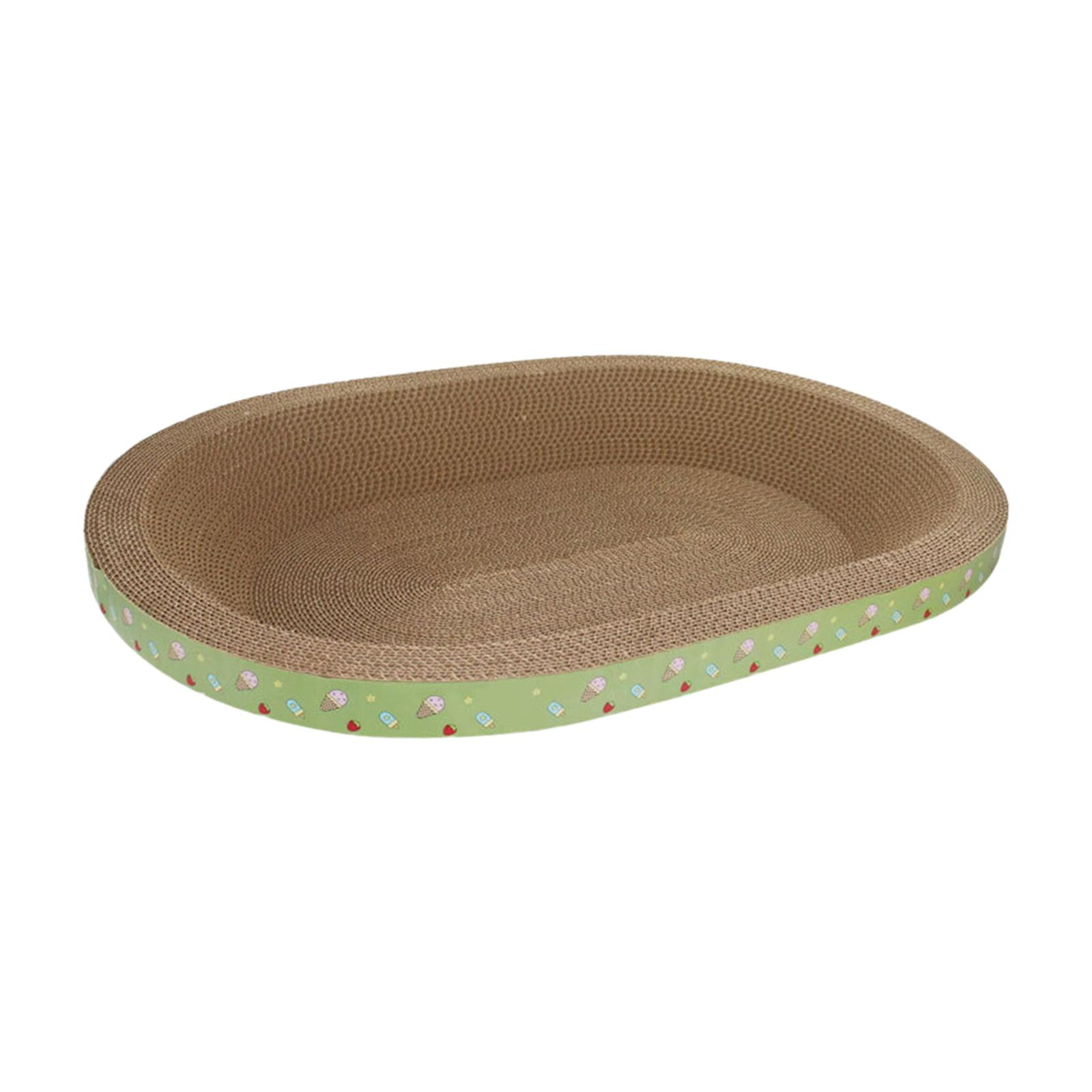 perfeclan Cat Scratcher Board Cat Scratch Bed Rest Multifunctional Pet Supplies Scratch Pad Sofa Nest for Kitty Small Medium Large Cats 58cmx40cmx8.5cm