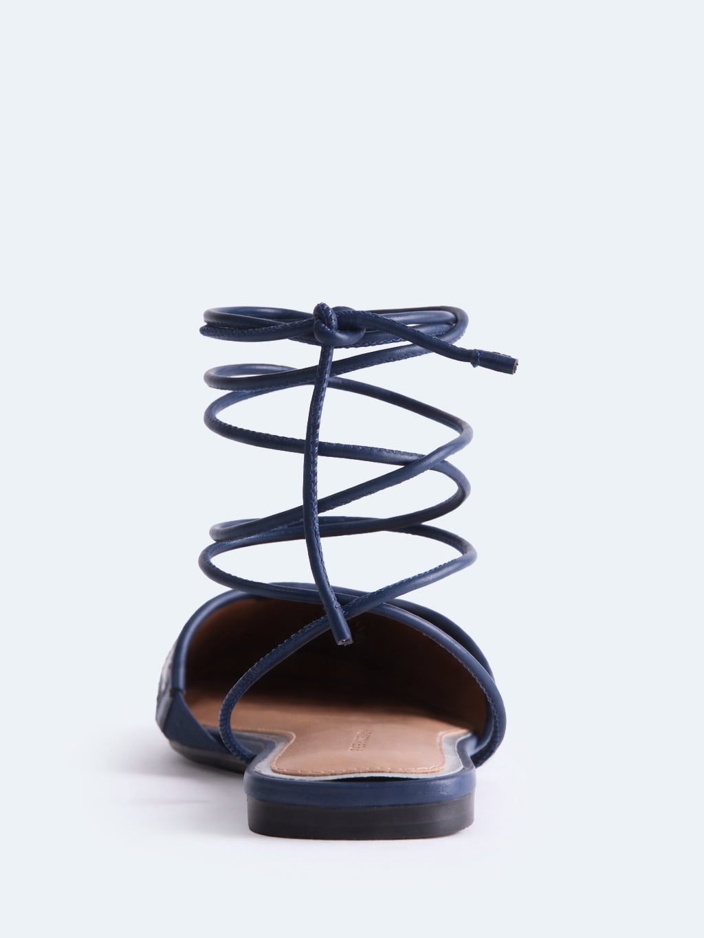 Free Assembly Women's Woven Wrap Slide Flats