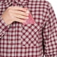 thumbnail image 5 of Trespass - Camisa Sailfoot Cuadro de Algodón para Hombre (Rojo, Blanco), 5 of 6