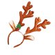 thumbnail image 3 of Reindeer Antler Hair Hoop For Christmas Carnival And Masquerade Events In Coffee Color 1Pack Decorative Accessory, 3 of 5
