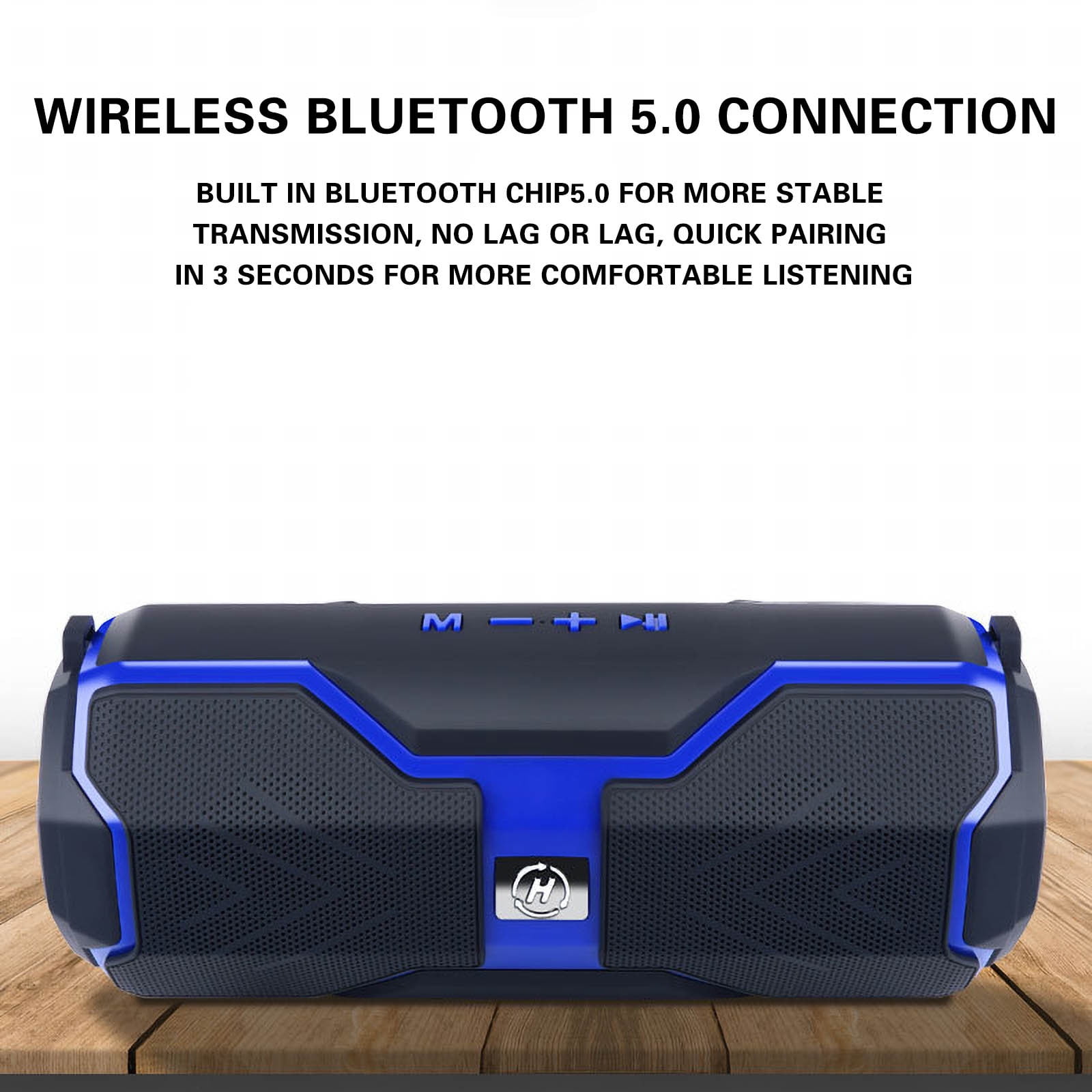 FNYOXU Bluetooth Speaker Wireless Bluetooth Speaker Outdoor Portable Plug-in Subwoofer Sound System