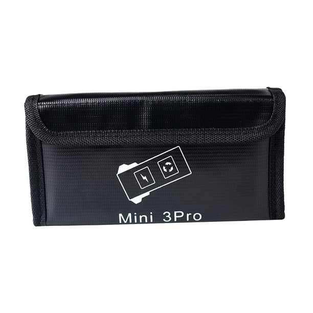 Caja de Almacenamiento de Batería Lipo Ignífuga para DJI Mini 3 Pro Sunnimix 10 cm x 18,5 cm x 3,5 cm