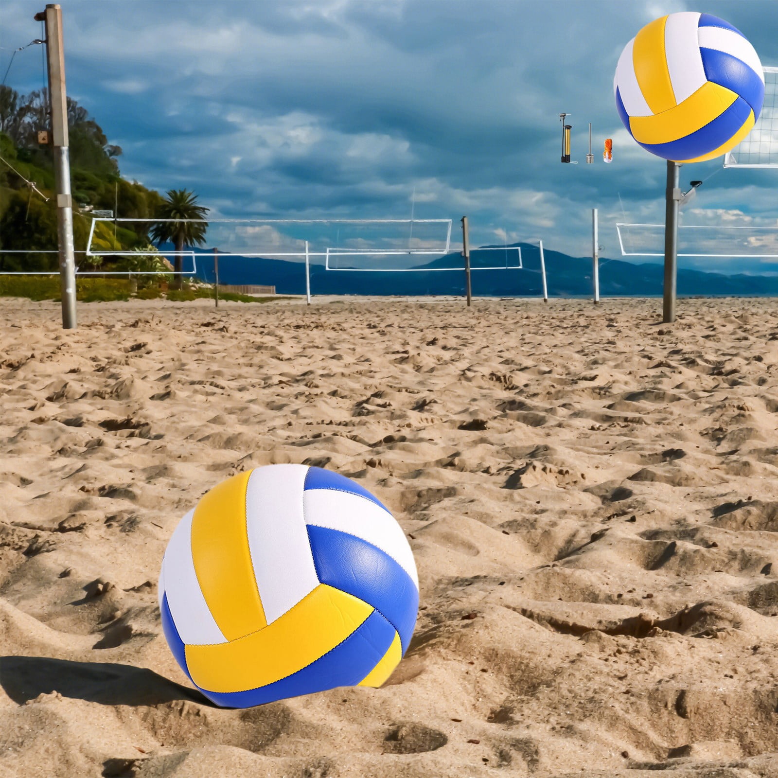 Official Size 5 Volleyball, Soft Indoor Outdoor Volleyball for Game Gym Training Beach Play