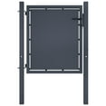thumbnail image 5 of vidaXL Garden Gate Steel Anthracite Outdoor Patio Fence Barrier Multi Sizes, 5 of 30