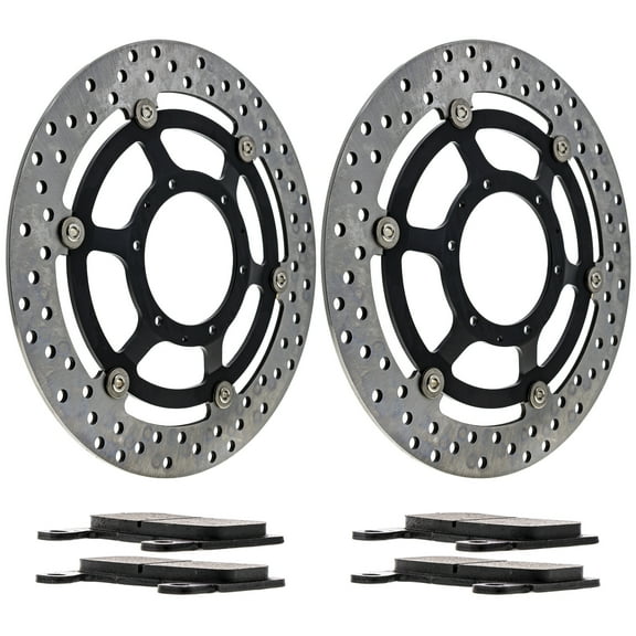 Niche Front Brake Rotor Pad Kit for Honda CBR600RR 06455-MBW-016 Motorcycle MK1006549