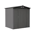 thumbnail image 4 of EZEE Shed Steel Storage 6 x 5 ft. Galvanized Low Gable Charcoal, 4 of 7