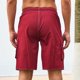 thumbnail image 4 of Ceisia Men's Spring Summer Solid Color Gift Elastic Waist Drawstring Swimming Trunks - Lightweight Beach Casual Pocket Shorts, 4 of 8