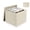Beige-8*10 inch, variant on Beige 5*7 Inch Photo Storage Chest Linen Organizer with Dividers