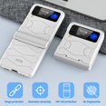thumbnail image 3 of Case for Galaxy Z Flip 3 Phone Case, Flip 3 Case with Ring, Ultra-Thin Folding Screen Samsung Flip 3 Case Protective Cover with Ring, Shockproof Protector for Samsung Galaxy Z Flip 3 5G, 3 of 6