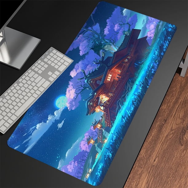 Alfombrilla de ratón japonesa Secenry para Gamer, alfombrilla de ratón grande XXL para Gaming, alfombrilla de escritorio para ordenador portátil LIUWENJING unisex