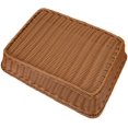 thumbnail image 4 of Yarlung 2 Pack Poly Wicker Woven Bread Basket, 16 Inch Rectangular Fruit Baskets Food Serving Holders for Vegetables, Home, Kitchen, Restaurant, Outdoor, Imitation Rattan Brown - -, 4 of 8