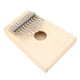 thumbnail image 3 of Piano de pulgar tradicional de 10 teclas para acompañamiento de instrumentos musicales para niños (color madera), 3 of 9